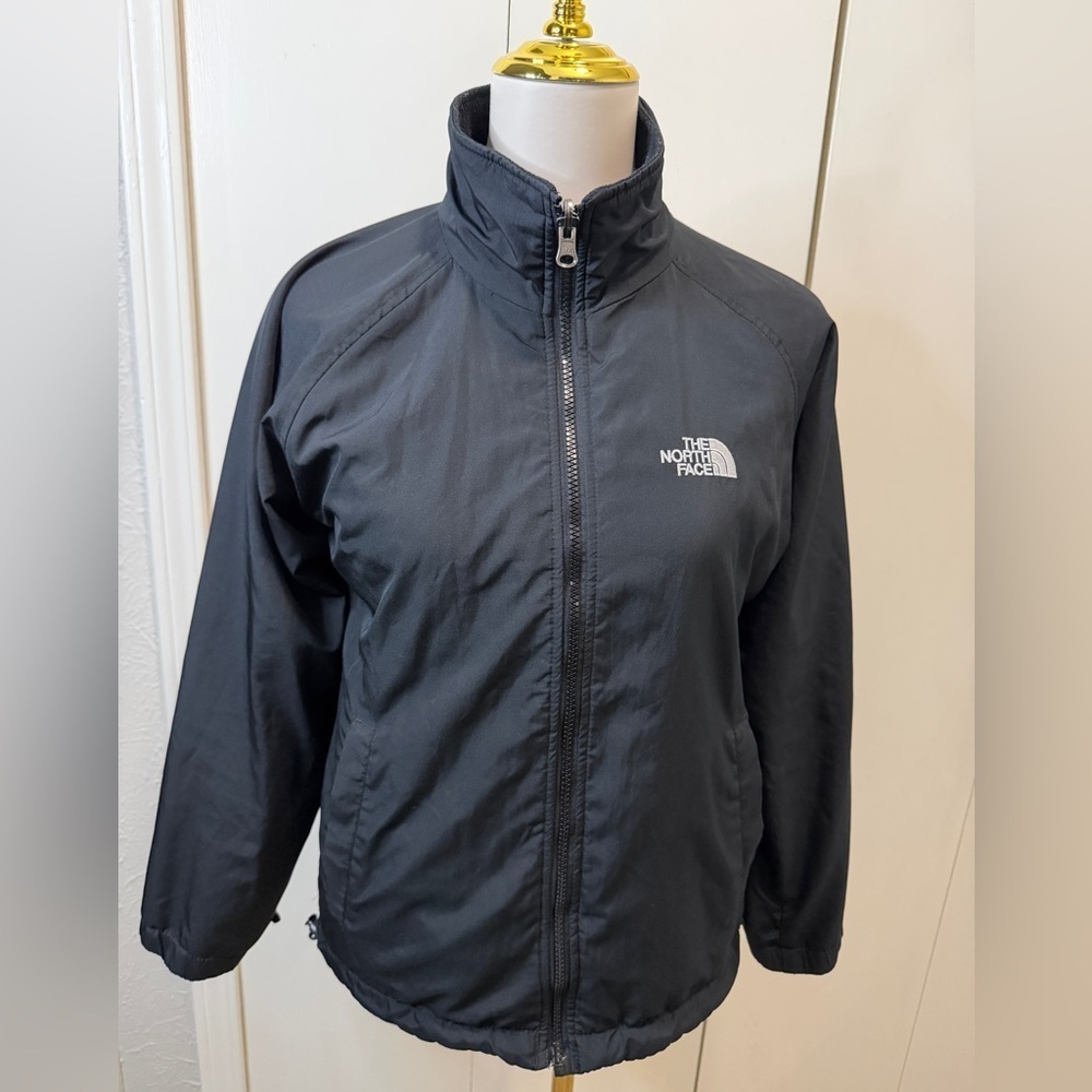The North Face Charcoal Full-Zip Reversible Jacket